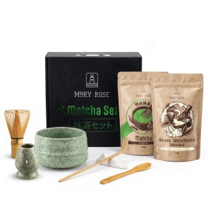 Coffret cadeau pour Matcha Latte coloré : Matcha + White Matcha + accessoires