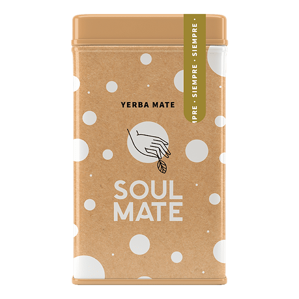 Yerbera – Boîte en métal + Soul Mate Orgánica Siempre 0,5 kg