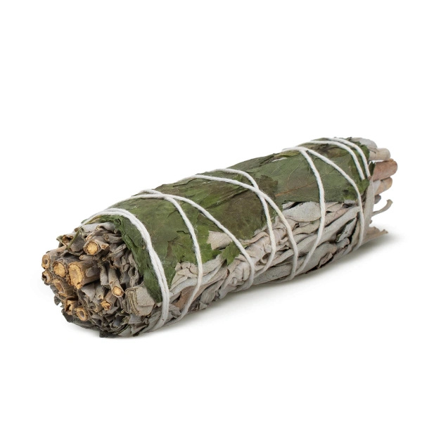 Coffret cadeau ésotérique : encens naturel de sauge blanche + accessoires