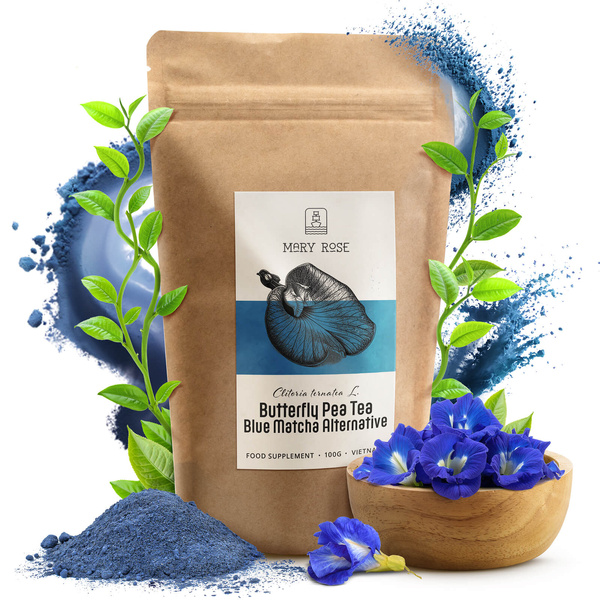 Mary Rose – Blue Matcha Alternative – Butterfly Pea Tea (poudre) 100 g