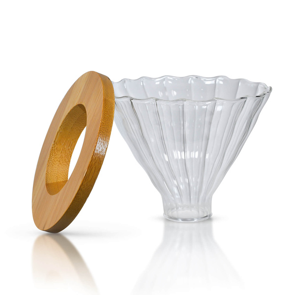 Ensemble de préparation de café – dripper en verre et carafe