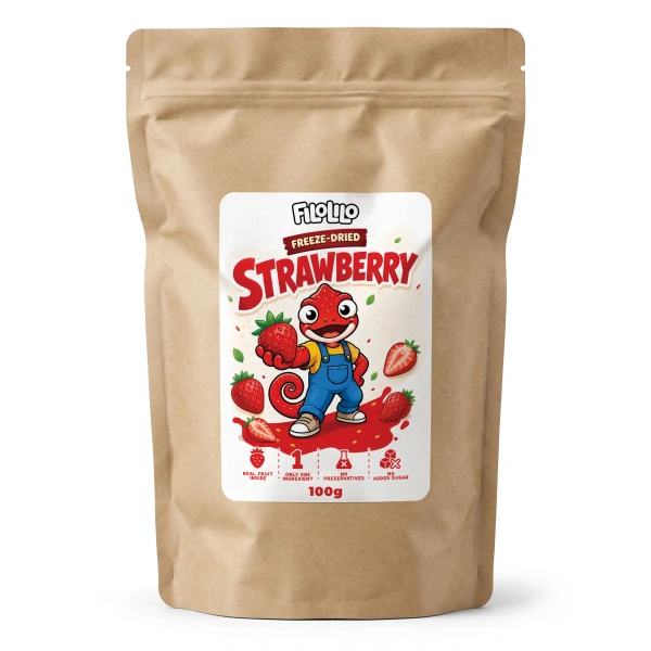 FiloLilo – Fraises lyophilisées en tranches 100 g