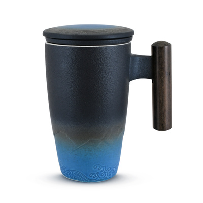 Tasse en céramique avec couvercle et infuseur Mystea 300 ml