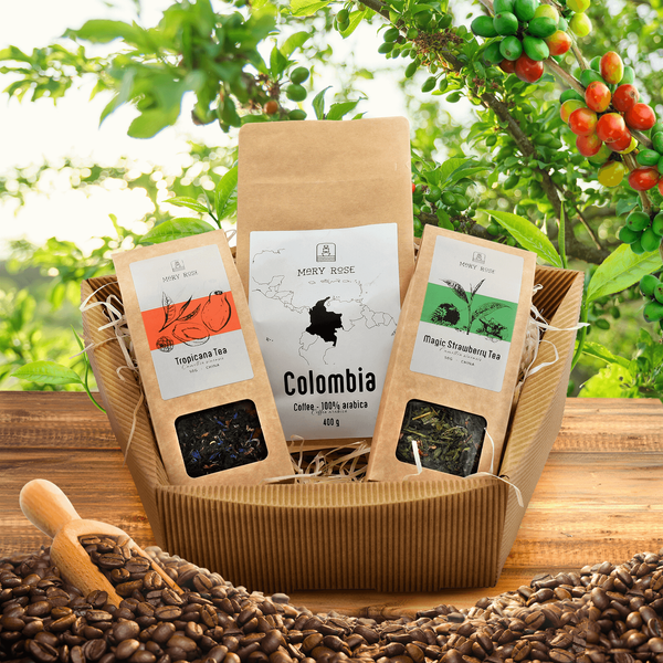 Coffret cadeau : thés et café de Mary Rose