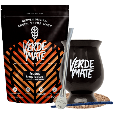 Set une calebasse Yerba Mate Guarani Elaborada 0,5kg