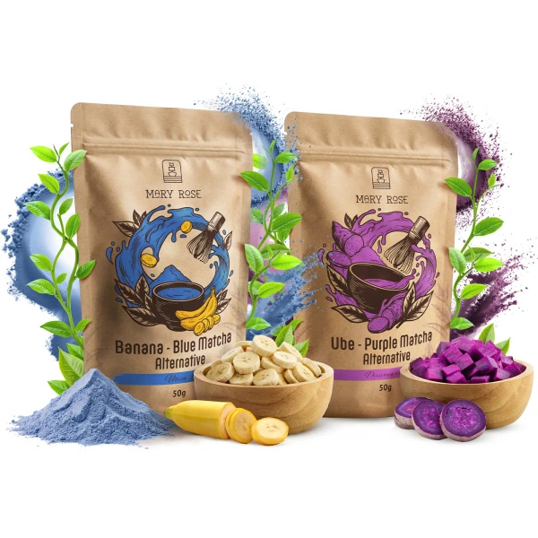 Coffret de matchas colorés : Purple Matcha + Blue Matcha