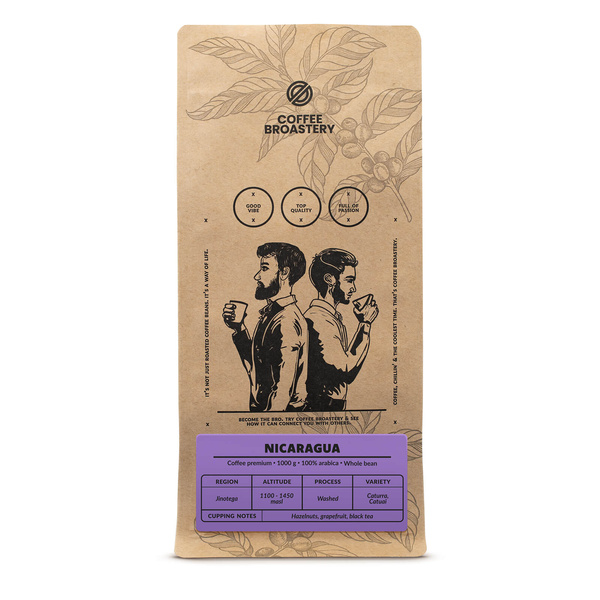 Set de Bro Coffee Roastery Costa Rica San Rafael + Nicaragua Colibrí Azul + Brazil Guaxupe 3x1kg (3kg)