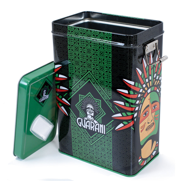 Yerbera – Boîte en métal + Guarani Menta Limón 0,5 kg