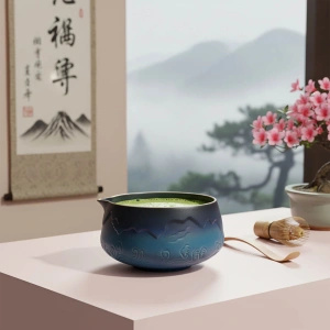 Coffret cérémonial pour préparer le thé matcha : matcha BIO japonais 30g + accessoires