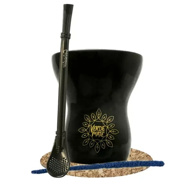 Set d'Accessoires pour Maté : Calebasse + Bombilla