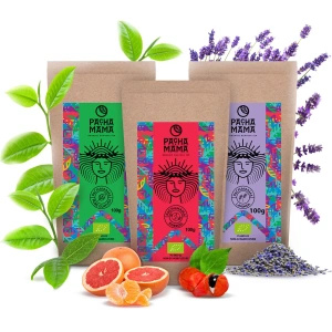 Coffret cadeau Guayusa Pachamama : Pure + Lavanda + Energia 3x100g