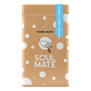 Yerbera – Boîte en métal + Soul Mate Orgánica Frosty Season 0,5 kg