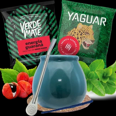 Yerba Verde Mate Matero Bombilla Set d'accessoires