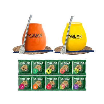 Set 500g  Yaguar Bombilla 10x50g pour couples