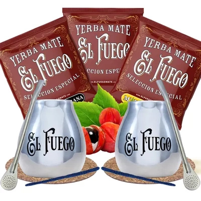 Yerba Mate Set pour couples El Fuego THE BEST