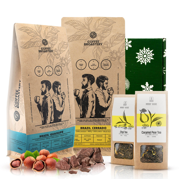 Coffret cadeau avec café Coffee Broastery et thé Mary Rose