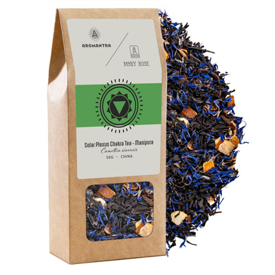 Aromantra x Mary Rose – Thé noir du chakra du plexus solaire (Manipura) 50 g