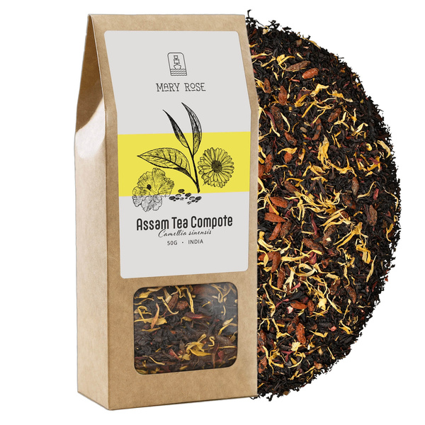Coffret cadeau Mary Rose : thé en vrac + théière avec infuseur