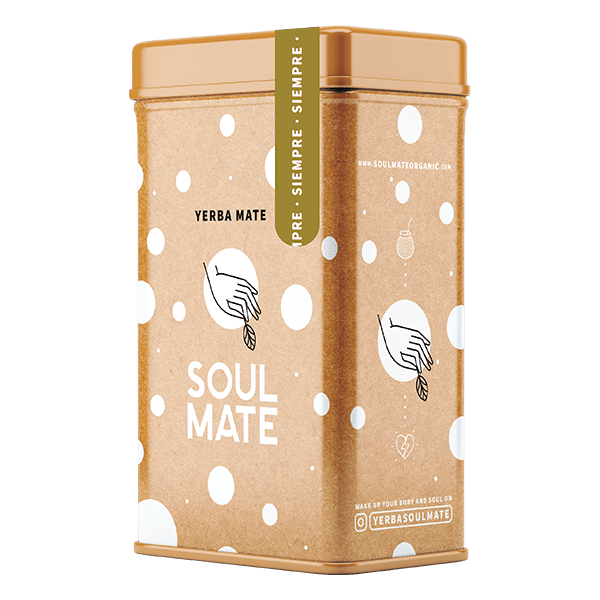 Yerbera – Boîte en métal + Soul Mate Orgánica Siempre 0,5 kg