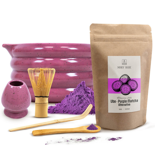 Coffret pour préparer la Purple Matcha