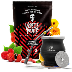 Set Yerba Maté Verde Mate Energia 0,5kg + TermoColador