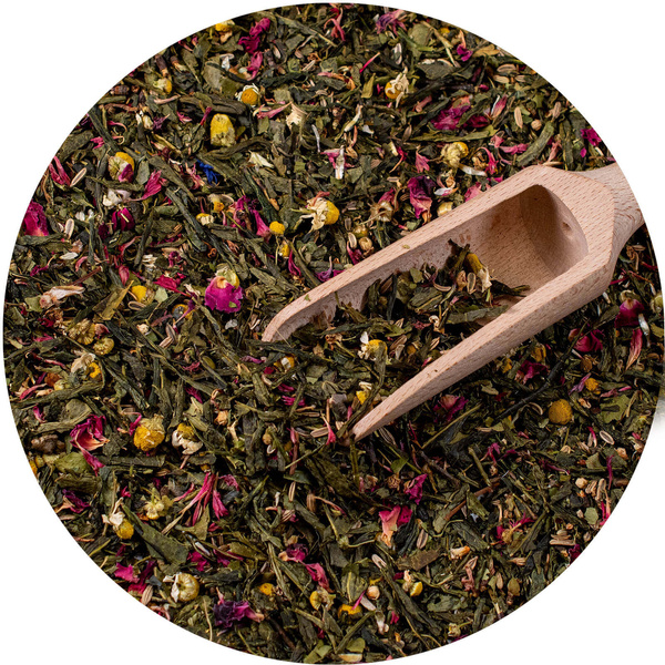 Set pour chakra du cœur (Anahata) : thé du chakra + pierre magique