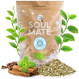 Coffret cadeau de Noël yerba mate Soul Mate Frosty Season 500g + calebasse et bombilla