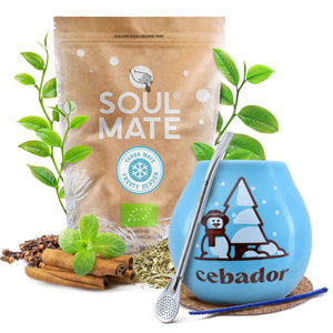 Yerba maté set d'hiver de démarrage Soul Mate Frosty 500g