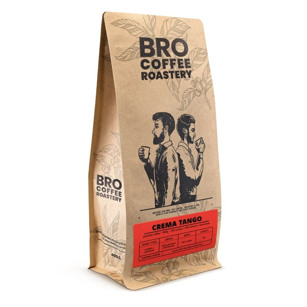 Bro Coffee Roastery – Café en grains Crema Tango 400 g