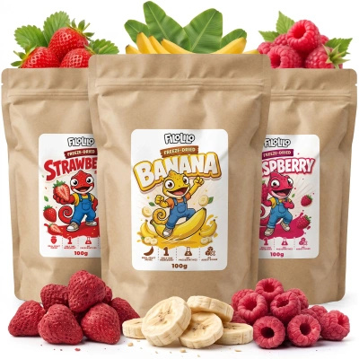 Kit de fruits lyophilisés FiloLilo 3×100g