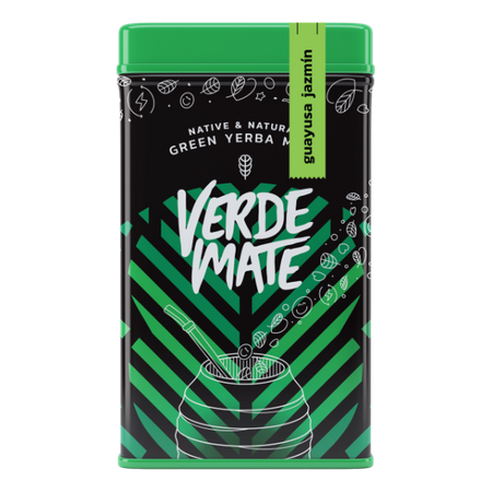 Yerbera - Boîte avec Verde Mate Green Guayusa Jazmín 0,5kg