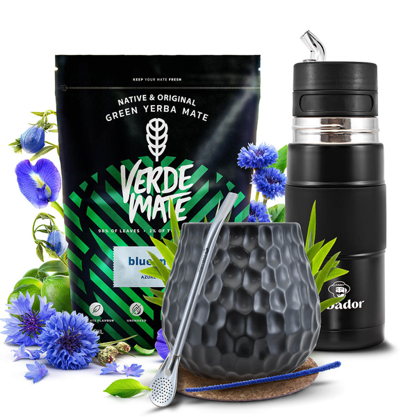 Set de Maté Verde Mate 500g 0,5kg Yerbomos X