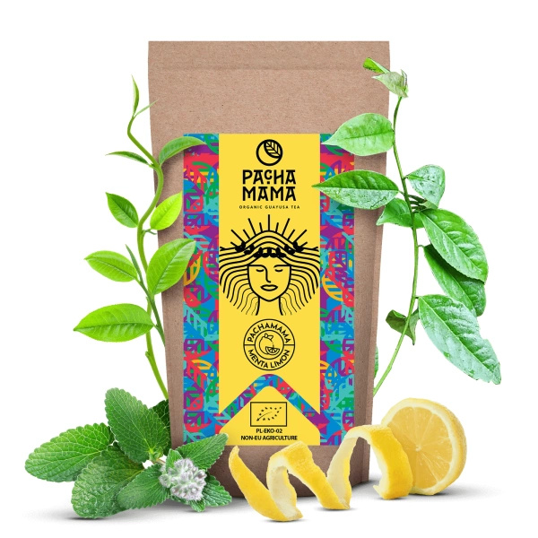 Guayusa Pachamama Menta Limón  - bio à la menthe et au citron - 100 g