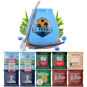 Yerba Maté 10x50g 500g set d'échantillons + accessoires