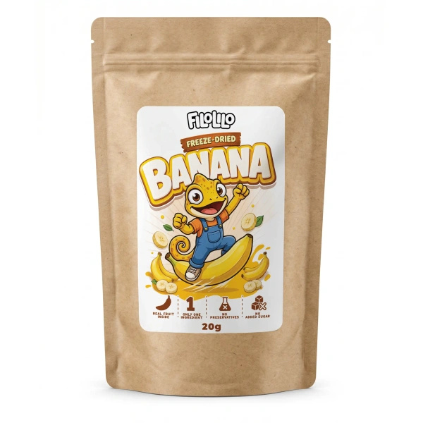 FiloLilo – Bananes lyophilisées en tranches 20 g