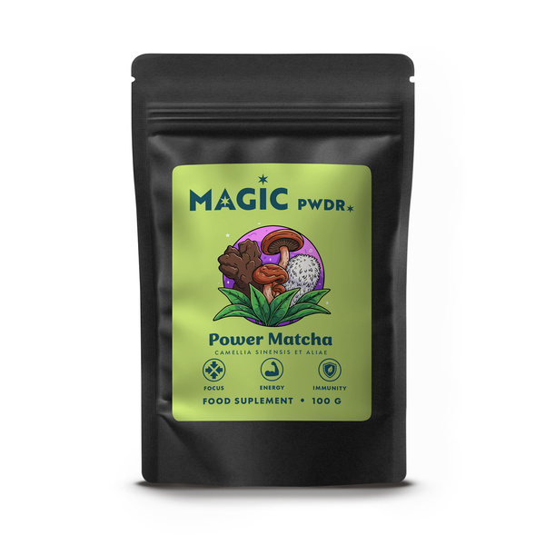 Magic Pwdr – Power Matcha – Energy & Focus Blend 100 g