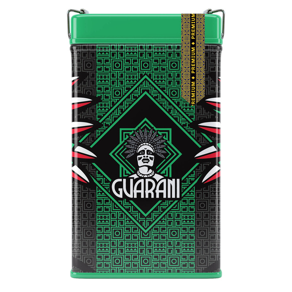 Yerbera – Boîte en métal + Guarani Premium 0,5 kg