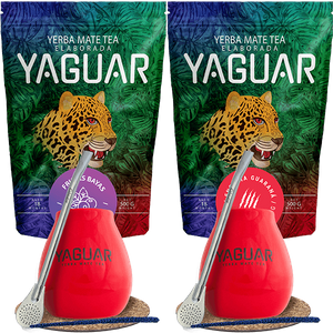 Set Yerba Mate Matero Bombilla pour Deux 1kg