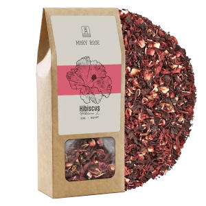 Coffret cadeau Mary Rose : fleurs séchées + bombes à thé + théière