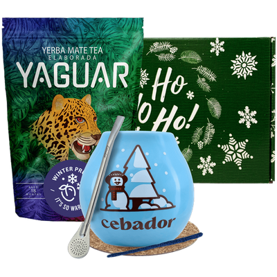 Ensemble de cadeaux Yerba Mate Yaguar Winter Prune 500g