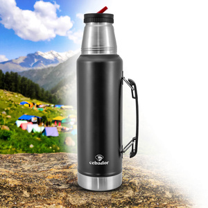 Thermos Cebador Largoinox 1,2 L – noir
