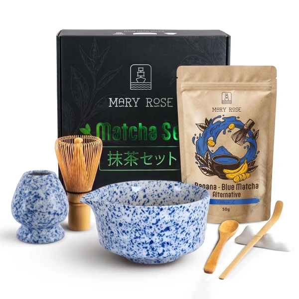 Coffret cadeau pour préparer la Blue Matcha
