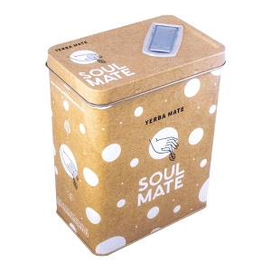 Yerbera – Boîte en métal + Soul Mate Orgánica Menta Limon 0,5 kg