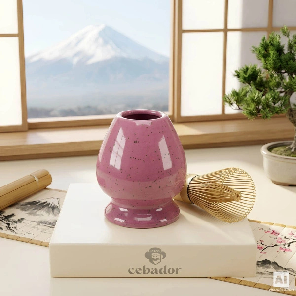 Coffret cadeau pour préparer la Pink Matcha