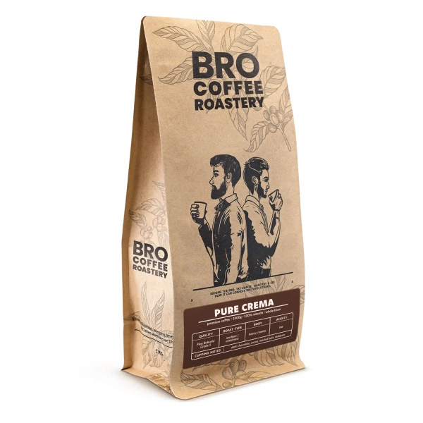 Bro Coffee Roastery – Café en grains Pure Crema 1 kg