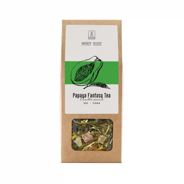 Mary Rose – Thé Vert Papaya Fantasy – 50 g
