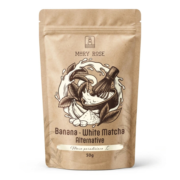 Mary Rose – White Matcha Alternative – Banane (poudre) 50 g