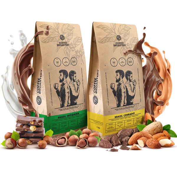 Set de Bro Coffee Roastery Brazil Samba + Brazil Cerrado 2x1kg (2kg)