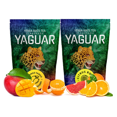 Yerba Mate Yaguar fruité Citrus Mango 2x500g 1kg