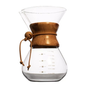 Cafetière type Chemex 800 ml + filtre réutilisable